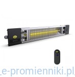 Petalo 1800W promiennik podczerwieni z pilotem (lampa white frozen, IP55)  