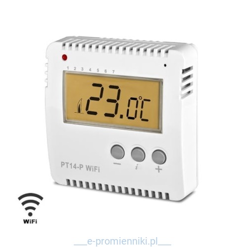PT-14-P WiFi Regulator temperatury, termostat programowalny (sterowanie przez internet aplikacja)