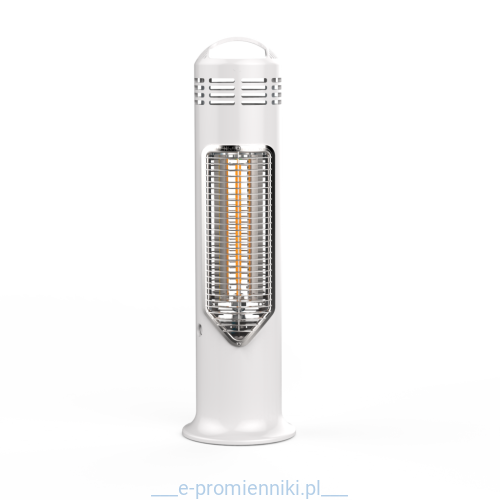 IMUS White 550W Promiennik ciepła podczerwieni podłogowy (IP44, lampa: ultra low glare), biały, MENSA HEATING