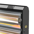 Hathor Black 4000W promiennik podczerwieni (lampa gold, IP55), czarny MO-EL