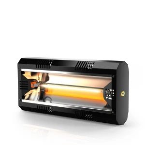 Hathor Black 2000W promiennik podczerwieni (lampa gold, IP55, czarny), MO-EL
