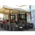Petalo 1800W promiennik podczerwieni z pilotem (lampa white frozen, IP55)